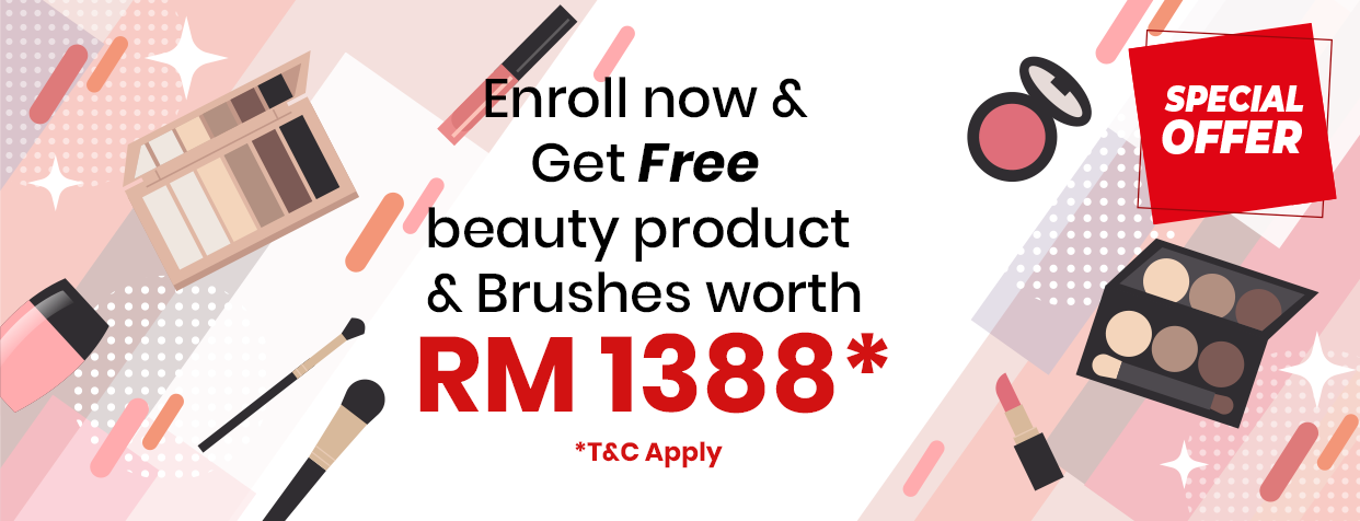personal makeup course - free beauty products when you enroll